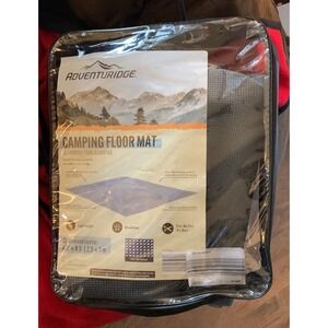Adventuridge Camping Floor Mat 8.2' x 9.8' Lightweight Breathable with Carry Bag